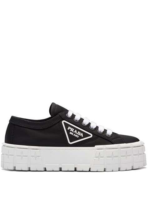 prada wheel low top sneakers|prada shoes sneakers women's.